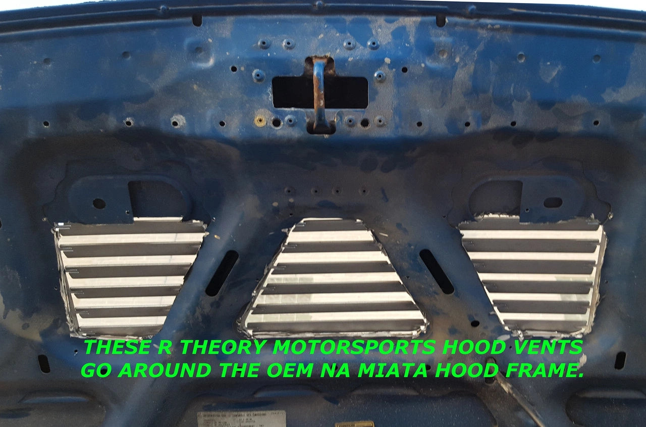 NA/NB MX-5 Miata Hood Vents + Fender Vent Combo (1990-2005)